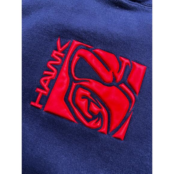 Y2K Tony Hawk Hoodie Mens Medium Blue/Red Grunge Skate Surf baggy / retro 2000’s - Picture 4 of 11